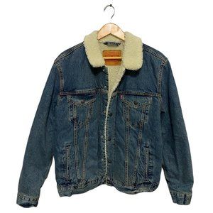 Levis Trucker Jacket Large Blue Wash 